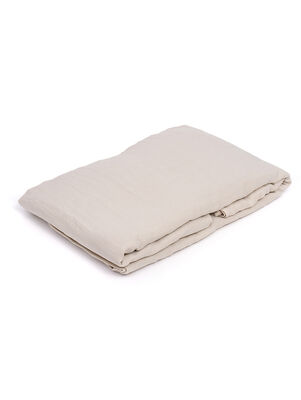 FUNDA DE LINO THESS BEIGE QUEEN 230x240