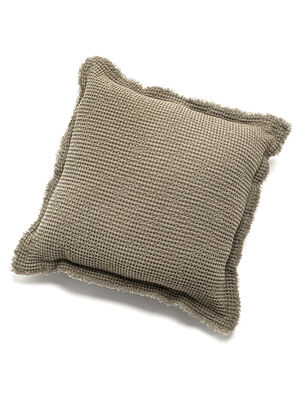 ALMOHADON PANAL TABACO 50X 50 CM