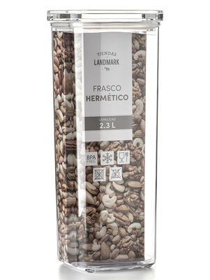 FRASCO HERMETICO CUADRADO CLEAR 2300ML