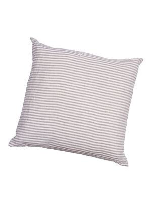 ALMOHADON DE LINO THESS GREY STRIPE 50X50