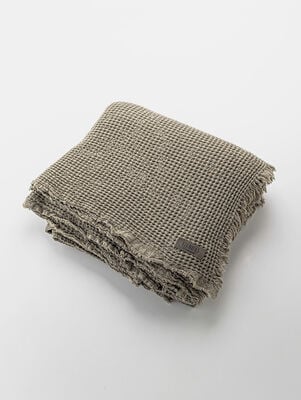 MANTA MOSCU TABACO 120 X 260