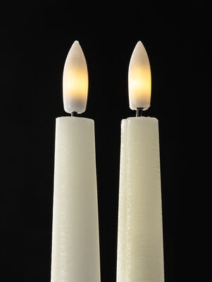 SET X 2 VELA LED CREAM 22,5 - Second Image