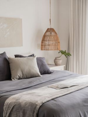MANTA FLANNEL EMMA GREY 150 X 200