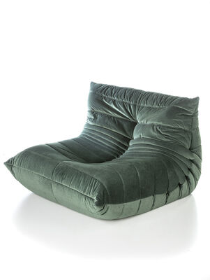 SILLON TOGO VELVET VERDE INGLES