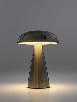 LAMPARA LED RECARGABLE MAYFAIR SILVER - Second Image