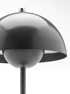 LAMPARA LED RECARGABLE CHICAGO GREY - Second Image