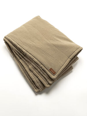 PILLOW MANTA PROTECTOR TABACO 75 X 220