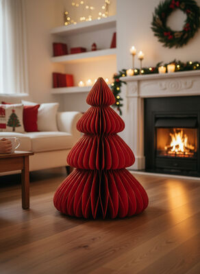 ADORNO CHRISTMAS TREE RED 180CM