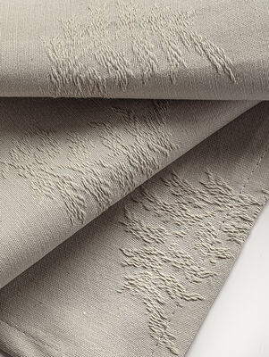 SERVILLETA LEAVES 45 x 45 GRIS NIEBLA - Second Image