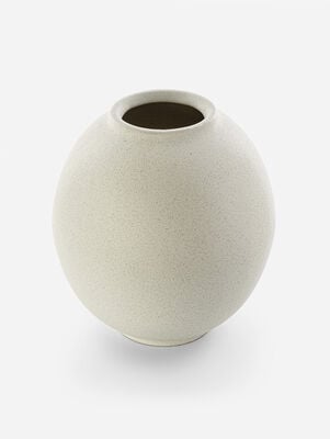 FLORERO CER BOMBE N3 BLANCO JAS MATE