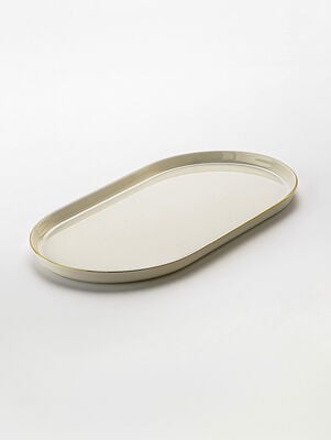 BANDEJA OVAL CHOPIN GOLD 28CM