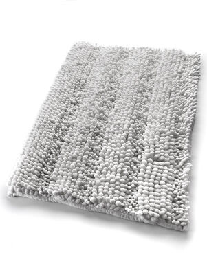 ALFOMBRA DE BAÑO LIBIA LINE WHITE 40X60 CM