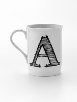TAZA LETTER A 285CC