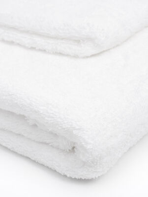 SET DE TOALLAS AMBER WHITE COTTON - Second Image