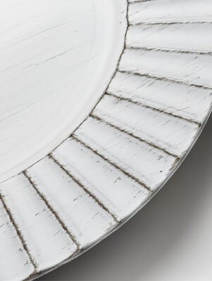 PLATO DE SITIO RUFFLED WHITE - Second Image