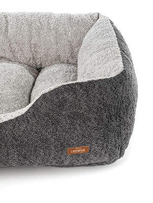 CAMA PARA MASCOTAS BOUCLE BICOLOR GRIS SMALL - Second Image