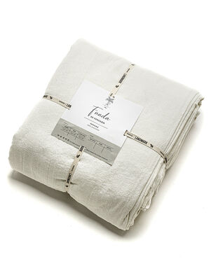 FUNDA EDREDON VERONA QUEEN 240X240 OFF WHITE