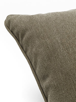 ALMOHADON ENVEJECIDO CON VIVO CANELA 50 X 50 - Second Image