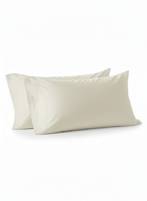 SET X 2 FUNDAS DE ALMOHADAS 220H BEIGE 50 X 80