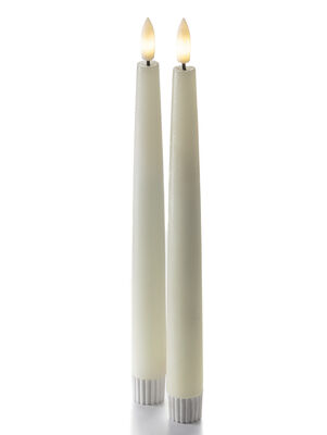 SET X 2 VELA LED CREAM 22,5