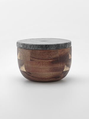 CONTENEDOR DE SAL ARLO MARBLE BLACK
