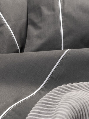 SABANAS DEEP GREY TWIN DARYA 144 HILOS - Second Image