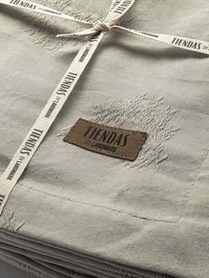 MANTEL LEAVES GRIS NIEBLA 270 X 150 - Second Image