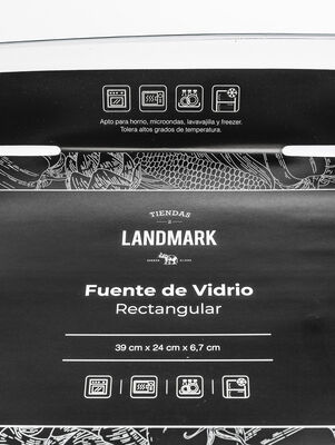FUENTE DE HORNO RECTANGULAR GLASS 39 CM - Second Image