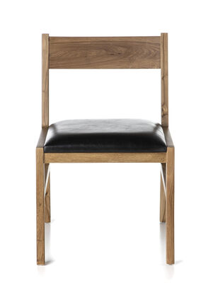 SILLA SUD CUERO NEGRO