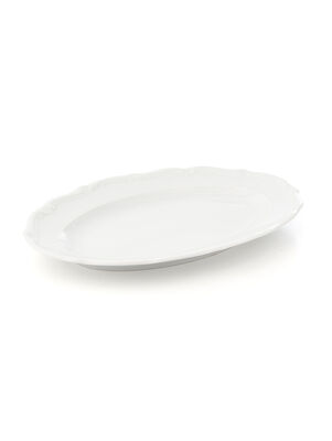 FUENTE OVAL WHITE 30 CM