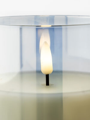 VELA LED GLASS WHITE 10 x 10 CM - Second Image