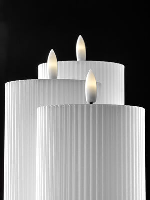 SET X 3 VELA LED WHITE - Second Image