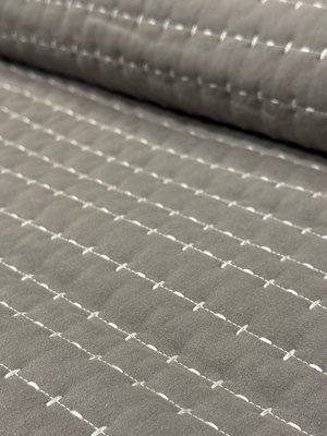 CUBRECAMA CLARISE BICOLOR TWIN GRIS - Second Image