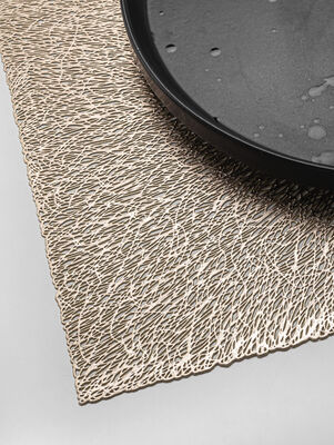 INDIVIDUAL RECTANGULAR GOLDEN 45X30 CM - Second Image