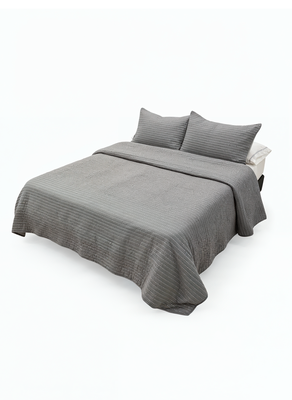 CUBRECAMA CLARISE BICOLOR QUEEN GRIS