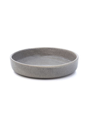 PLATO HONDO NIZA GRIS PIEDRA