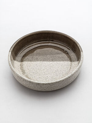 PLATO HONDO BLED PIEDRA SATINADA CON VISON