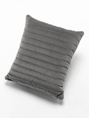 ALMOHADON CANELON GRIS 45 X 45