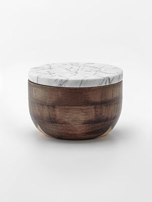 CONTENEDOR DE SAL ARLO MARBLE WHITE