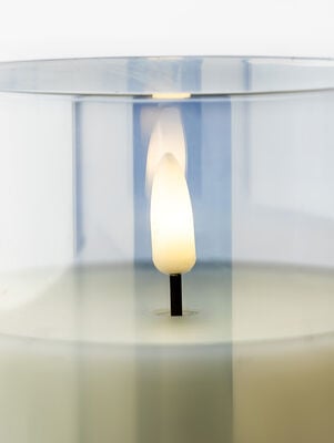 VELA LED GLASS WHITE 10 x 10 CM - Second Image