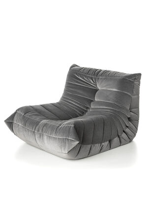 SILLON TOGO VELVET GRIS GRAFITO