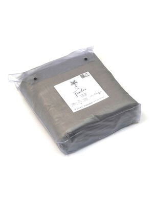 FUNDA EDREDON NATURE KING 260X240 GRIS PERLA