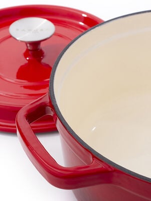 CACEROLA HIERRO FUNDIDO SAKURA 24CM RED - Second Image