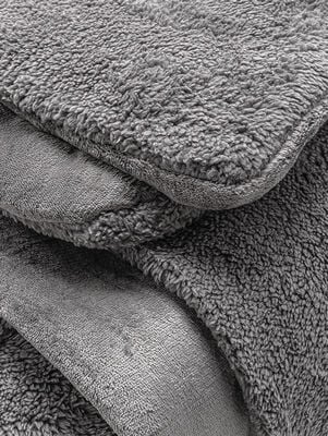 EDREDON FLANNEL PETRA QUEEN GREY - Second Image