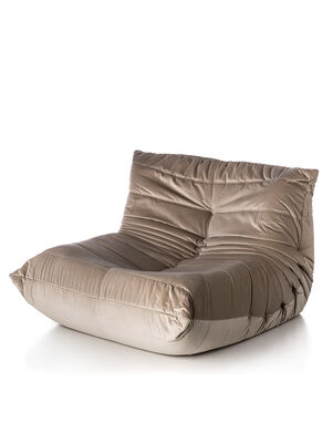 SILLON TOGO VELVET CREMA