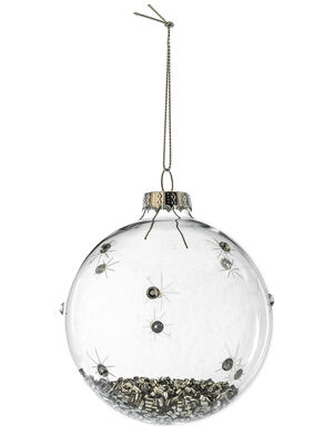 BOLA NAVIDEÑA TRANSPARENTE SILVER - Second Image