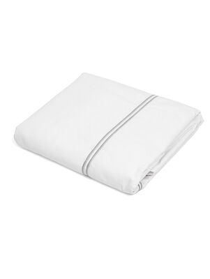 FUNDA DE EDREDON PERCAL BORDADO KING GREY - Second Image