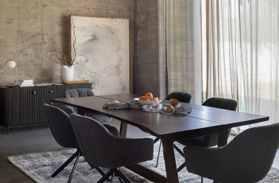 MESA DE COMEDOR OSLO NOGAL 120x280 - Second Image