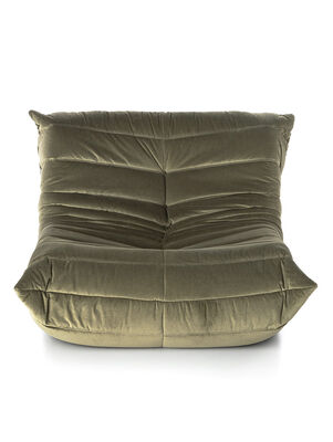 SILLON TOGO VELVET VERDE SECO - Second Image