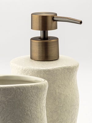 SET DISPENSER Y VASO SASHA WHITE - Second Image